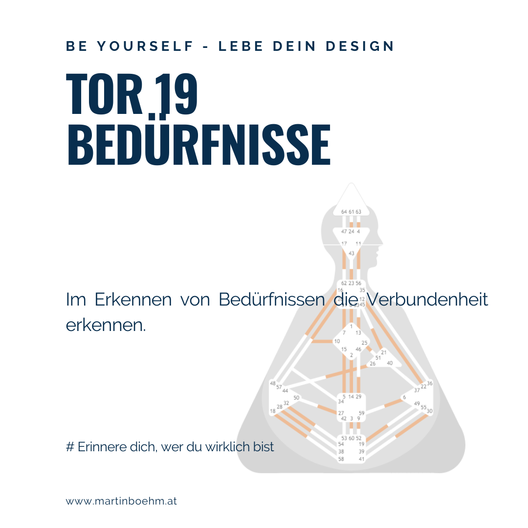 Tor 19 Bedürfnisse